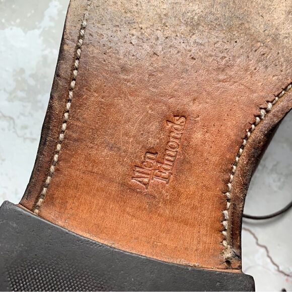 Allen Edmonds Hillcrest Dress Shoes in Cognac Leather - Picture 7 of 7